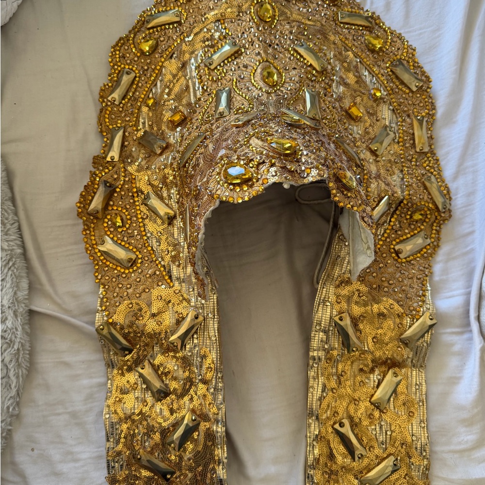 Gold Embellished Headpiece